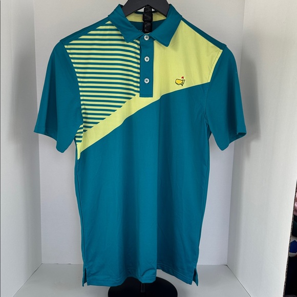 Masters Other - Masters Kids Teal and Yellow Polo Shirt